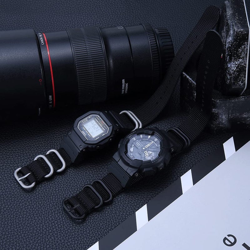 MCXGL Heavy duty nylon watch strap + Adapter 16mm Replacement for GShock Dw5600 GW6900 GA110 GA120 GA100 mens watch band - Image 5